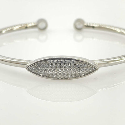 Women's Silver Adjustable cuff style elegant bracelet  92.5 Pure Silver