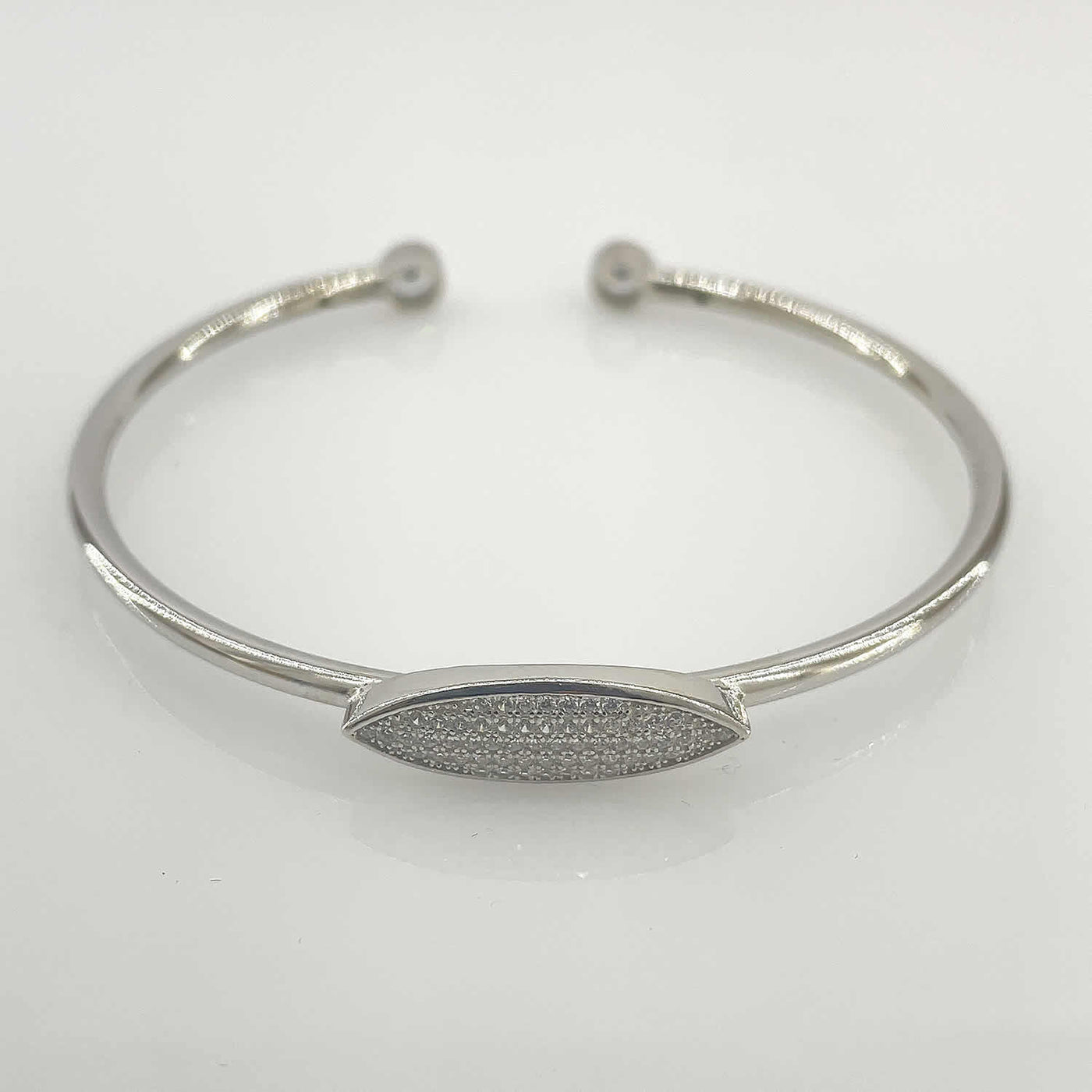 Women's Silver Adjustable cuff style elegant bracelet  92.5 Pure Silver