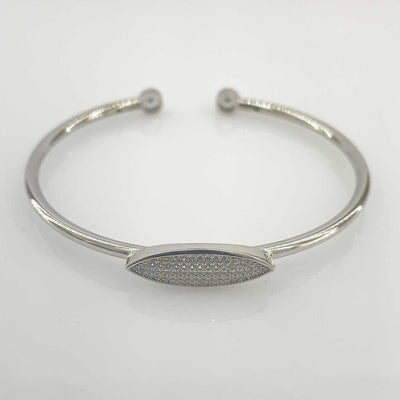 Women's Silver Adjustable cuff style elegant bracelet  92.5 Pure Silver