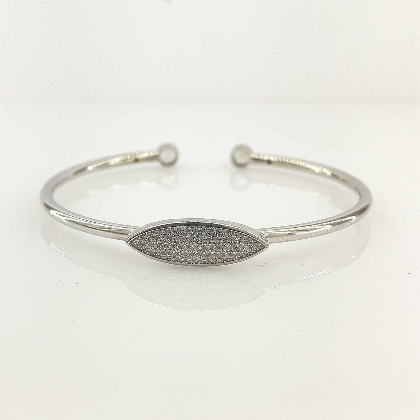 Women's Silver Adjustable cuff style elegant bracelet  92.5 Pure Silver