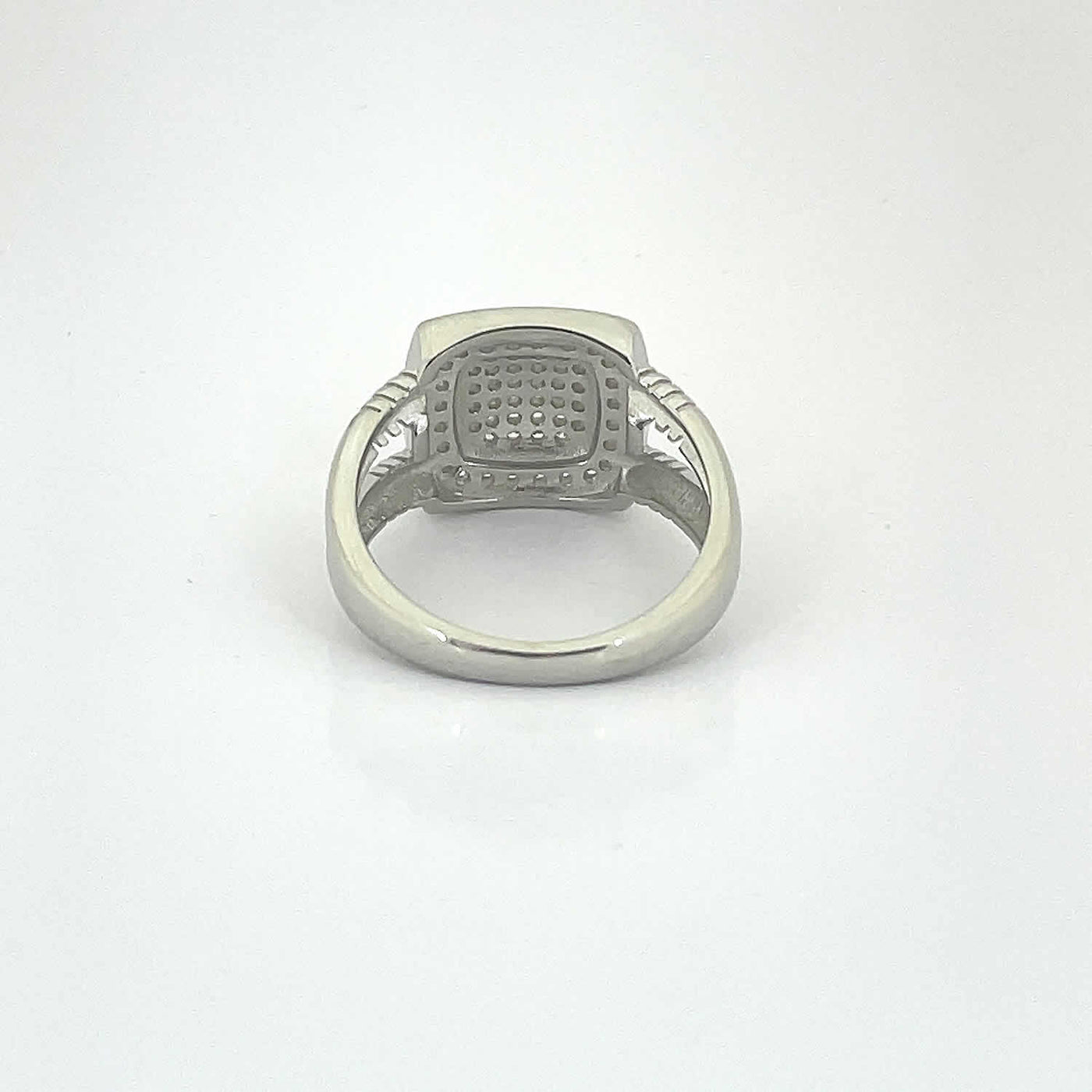 Men's Classy Cocktail Layered Rope  Statement Ring 92.5 purity silver