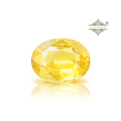 BLUEMONDS Yellow Sapphire all sawa Ratti size or 2.25 ratti to 11.25 ratti Pukhraj (Certified loose Yellow Sapphire Stone)