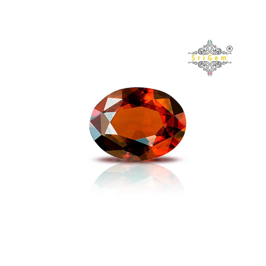 BLUEMONDS Natural Gomed all ratti size 2 ratti to 11 ratti Hessonite (Certified loose Gomed Stone)