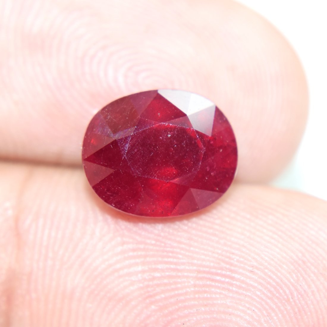 BLUEMONDS Natural Ruby all ratti size 2 Ratti to 11 carat Ratti (Certified loose Ruby Stone)