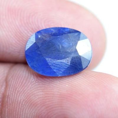 BLUEMONDS Blue Sapphire all carat size 2 carat to 11 carat Neelam (Certified loose Blue Sapphire Stone)