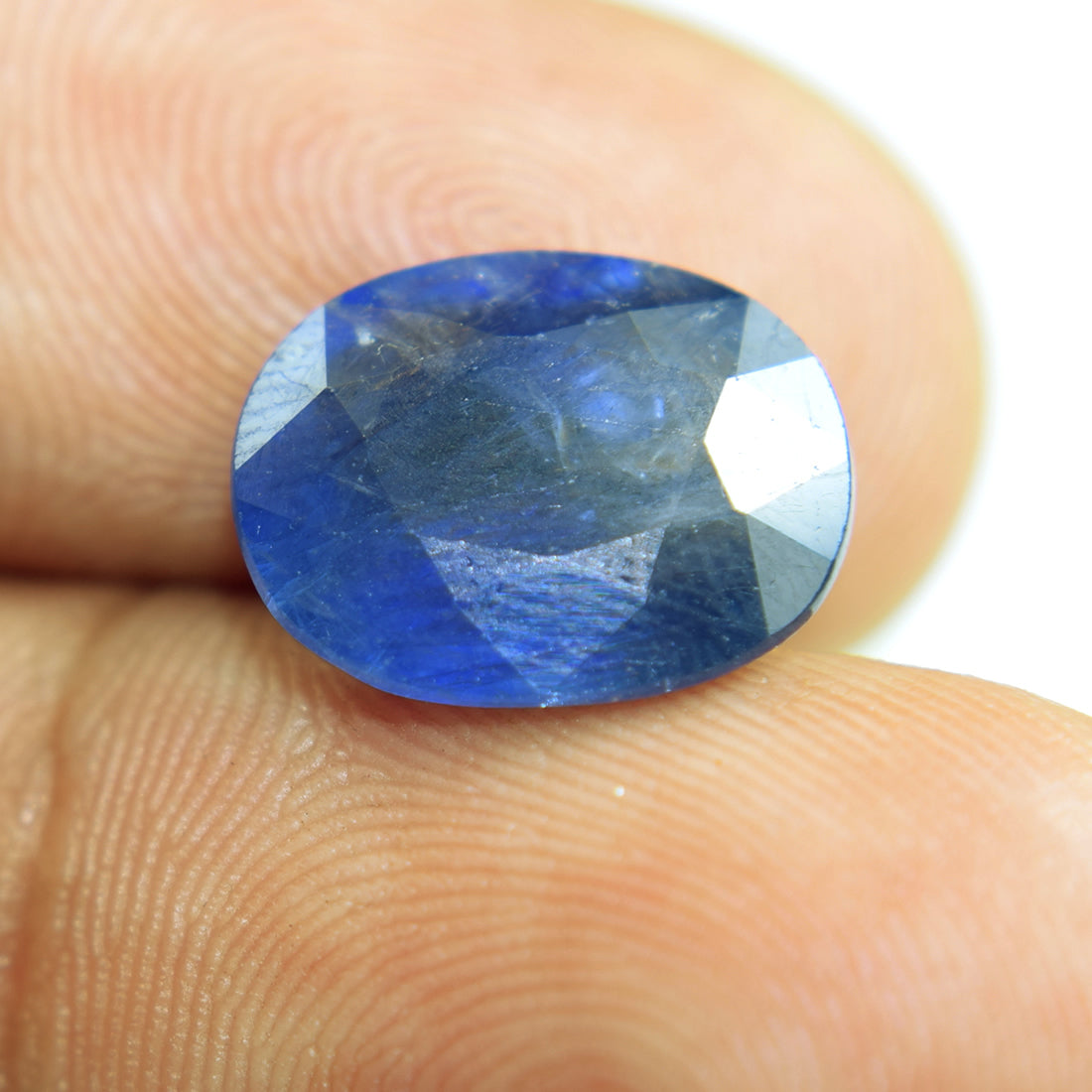 BLUEMONDS Blue Sapphire all Ratti size 2 Ratti to 11 Ratti Neelam (Certified loose Blue Sapphire Stone)